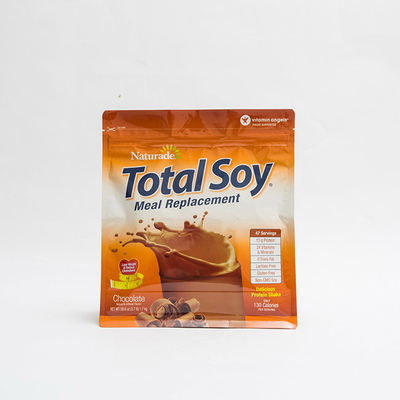 Parte inferior lisa estando lustrosa do malote dos sacos de plástico Resealable impermeáveis do fechamento do fecho de correr de VMPET