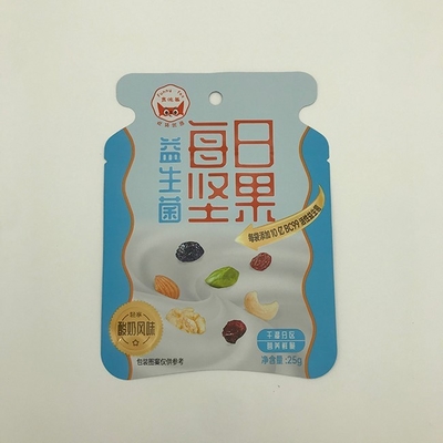 Feito sob encomenda das porcas de VMPET dado forma ensaca o fechamento plástico do fecho de correr ensaca com OEM do logotipo