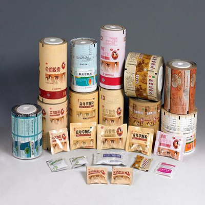 Umidade de empacotamento laminada impressa plástica do rolo de filme do alimento macio da soldadura térmica - prova