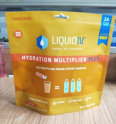 O costume 100% reciclável do empacotamento de alimento do malote do PE 7.9OZ imprimiu sacos Resealable do alimento