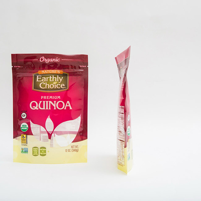 Suporte do Quinoa 12OZ acima do Gravure do malote que imprime o empacotamento pequeno do malote plástico