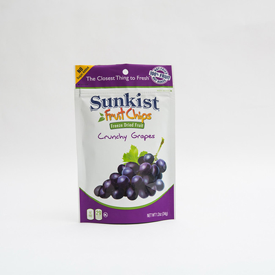 o fruto 1.2oz lasca o suporte de VMPET acima do empacotamento plástico do malote Resealable do saco do zíper