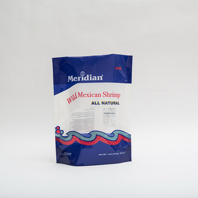 o camarão 1lb mexicano está acima o malote plástico imprimiu sacos de plástico com zíper