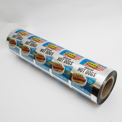 Filme impresso de prata de Metallzied Lidding do PE de VMPET que empacota com janela clara