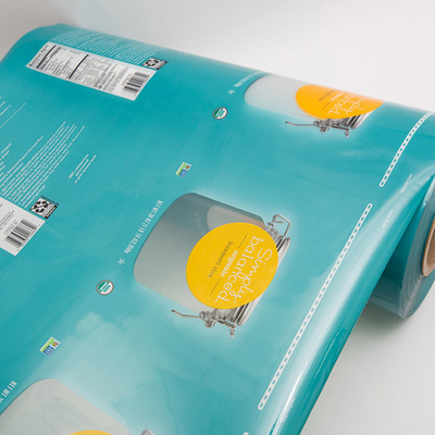 a casca fácil de 100um 560mm imprimiu o PE do PA do filme de Lidding 8 cores para Tray Thermoforming plástico