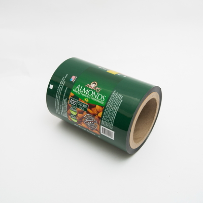 Rolo de filme plástico Logo Printed do envoltório do filme do empacotamento de alimento da amêndoa 0.63OZ