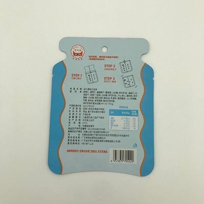 Feito sob encomenda das porcas de VMPET dado forma ensaca o fechamento plástico do fecho de correr ensaca com OEM do logotipo