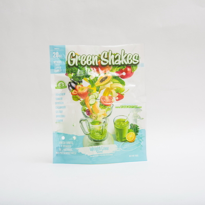 Frutas e legumes dos mícrons 15OZ que empacotam o malote da posição do fechamento do fecho de correr de 80mm