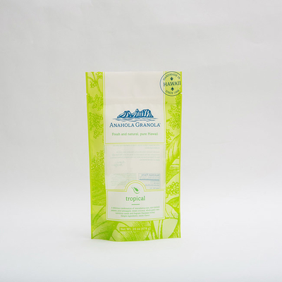 Sacos de plástico feitos sob encomenda do Granola de 24OZ Anahola para o empacotamento de alimento do malote de plástico do alimento