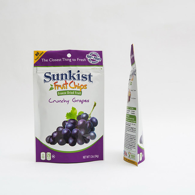 o fruto 1.2oz lasca o suporte de VMPET acima do empacotamento plástico do malote Resealable do saco do zíper