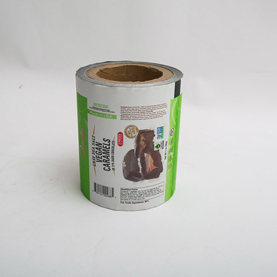 rolo de filme de empacotamento laminado impresso plástico do envoltório do alimento do PE 1.8oz de 250mm