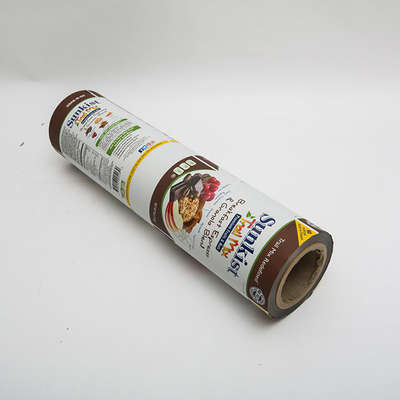 Rolo de filme opaco do empacotamento de alimento do psiquiatra do calor 17,71 polegadas para cookies do petisco das porcas