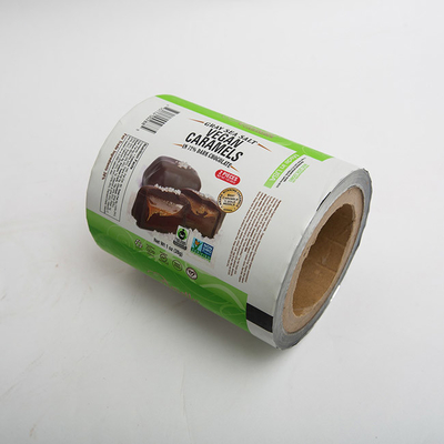 rolo de filme de empacotamento laminado impresso plástico do envoltório do alimento do PE 1.8oz de 250mm