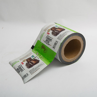 rolo de filme de empacotamento laminado impresso plástico do envoltório do alimento do PE 1.8oz de 250mm