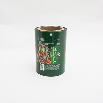 Rolo de filme plástico Logo Printed do envoltório do filme do empacotamento de alimento da amêndoa 0.63OZ