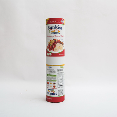 O fruto seco lasca o malote do filme do empacotamento de alimento de 450mm que embala o resíduo metálico plástico OPV do rolo