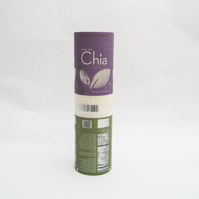 8.5oz Chia Seeds Printed Shrink Wrap que empacota o empacotamento de alimento antimicrobial flexível dos filmes