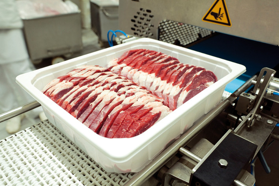 Embalagem branca do MAPA de Tray Sealing Film do alimento da carne fresca do filme de Thermoforming do PE de APET