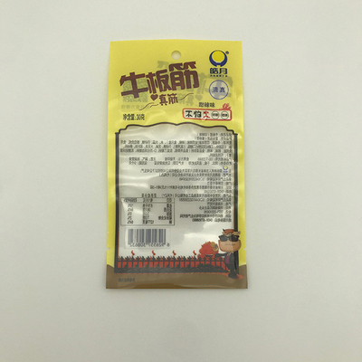 malote lateral do selo de Rib Food Packaging Bags CPP da carne 30g três transparentes