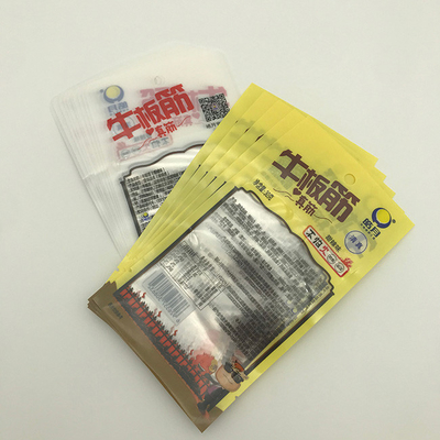 malote lateral do selo de Rib Food Packaging Bags CPP da carne 30g três transparentes