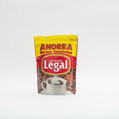 suporte impresso feito sob encomenda de empacotamento do zíper dos sacos do café 175g acima dos malotes para feijões de café