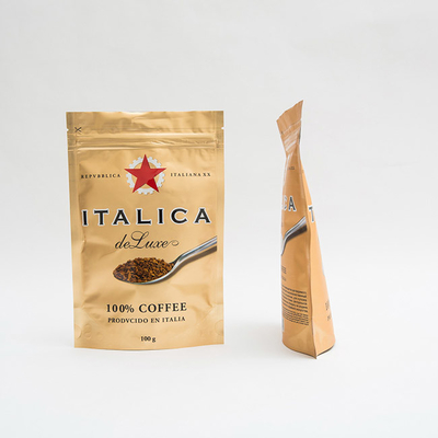 suporte de empacotamento da folha de alumínio do saco do café de 100g AL7 acima do café feito sob encomenda Bean Bags