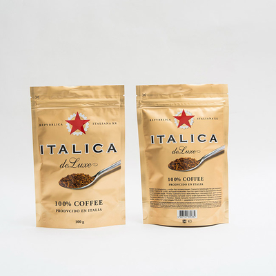 suporte de empacotamento da folha de alumínio do saco do café de 100g AL7 acima do café feito sob encomenda Bean Bags