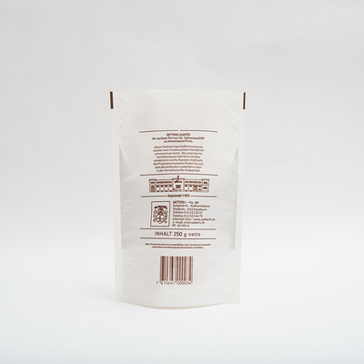 Sacos de empacotamento do café de superfície lustroso sem o saco de café do zíper 250g