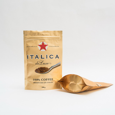 suporte de empacotamento da folha de alumínio do saco do café de 100g AL7 acima do café feito sob encomenda Bean Bags