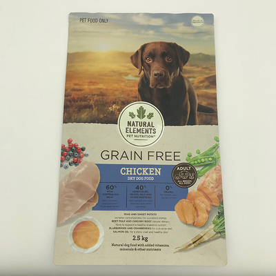 saco do empacotamento de alimentos para animais de estimação de 2.5kg PE90